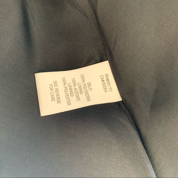 Hitherto (ANTHRO) black strapless dress, gold stri - Picture 5 of 8